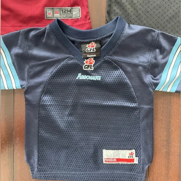 Lot of 3 infant NFL CFL football jerseys - Picture 3 of 4